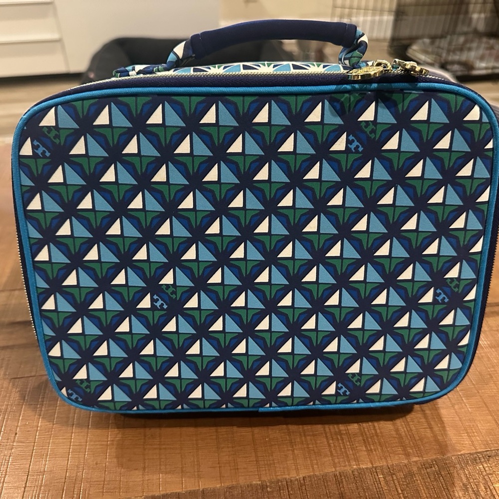TORY BURCH BlUE  Lunch Bag